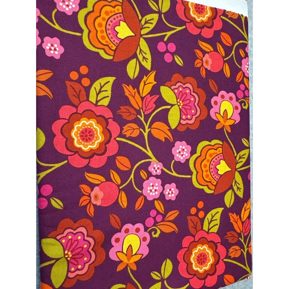 Marcus Fabrics Intrigue by Nancy Rink Cotton Floral Fabric 22" x 44"